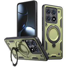 Чохол для Xiaomi 14T Pro, Military MagSafe, зелений