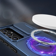 Чехол для Samsung Galaxy S23 FE, Military Magnet, для MagSafe, синий