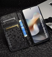 Чохол-фліп для Motorola Moto G56 5G, Wallet Rhombus, чорний