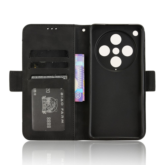 Футляр з клапаном для Oppo Find X8 Pro, Card Slot, чорний