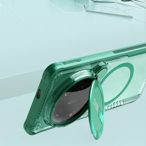 Чохол для Xiaomi 14 Ultra, броньований Nillkin, Icelade Prop, для Magsafe, зелений