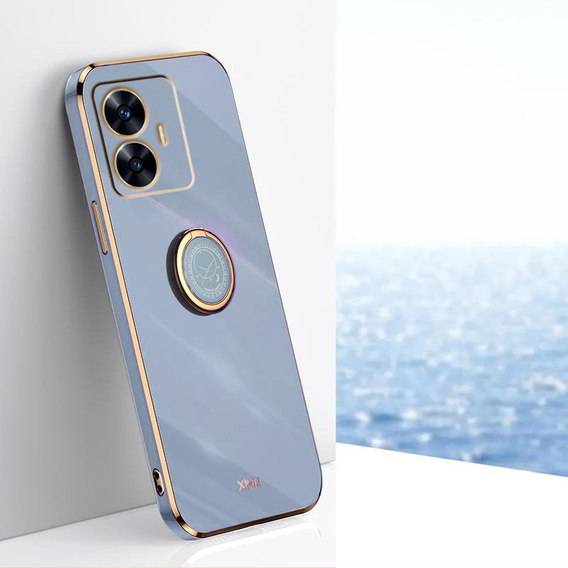Чехол до Realme C55, Electro Ring, синий