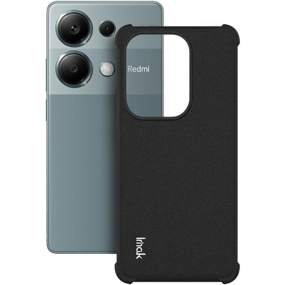 Чoхол IMAK до Xiaomi Redmi Note 13 Pro 4G / Xiaomi Redmi Note 14S / Xiaomi Poco M6 Pro 4G, Dropproof, чорний