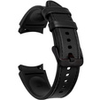Кожаный ремешок для часов Samsung Galaxy Watch 4 / 5 40/42/44/46/45MM PRO, Black
