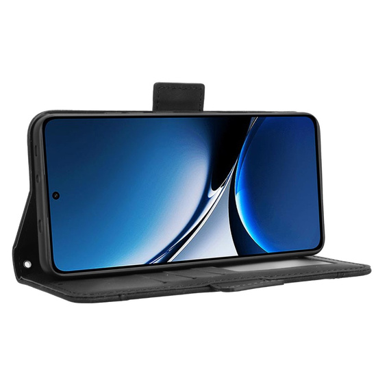 Футляр з клапаном для Xiaomi Poco X7 Pro 5G, Card Slot, чорний