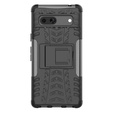 Чехол для Google Pixel 7a, бронированный с подставкой, ударопрочный Kickstand, черный