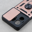 Чехол NOX Camera Slide Motorola Edge 40, CamShield Slide, розовый rose gold