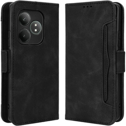 Футляр з клапаном для Realme GT 6 / 6T, Card Slot, чорний