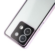 Чохол для Xiaomi Redmi Note 13 5G, Magnetic Dual Glass, фіолетовий