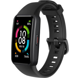 Силіконовий ремінець для Huawei Band 6 / Honor Band 6, Black