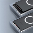 Защитный чехол для камеры Samsung Galaxy S23 Ultra, CamShield MagSafe, прозрачный / серебряный
