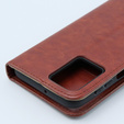 Футляр з клапаном для Motorola Moto G54 5G, Crazy Horse Wallet, коричневий
