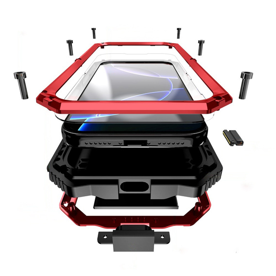 Бронированный чехол с подставкой R-JUST для iPhone 17 Pro Max