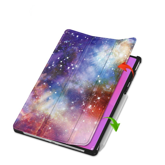 Чехол для Lenovo Yoga Tab Plus, Smartcase, galaxy