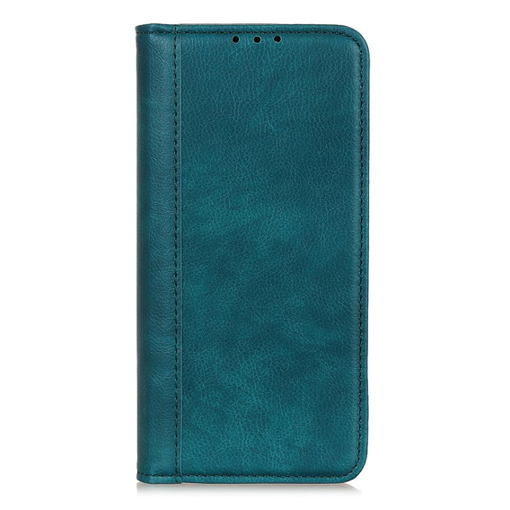 Чехол до Samsung Galaxy S25 Ultra, Wallet Litchi Leather, зелёный