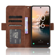 Откидной чехол для TCL 40 NxtPaper, Card Slot, коричневый