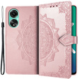 Чохол-книжка для Oppo A98 5G, Mandala, рожевий rose gold
