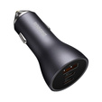 Baseus Автомобільний зарядний пристрій  2-Port USB i USB Type-C PD40W/QC3.0 - Grey