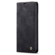 Чехол CASEME для iPhone 14 Pro, Leather Wallet Case, чёрный