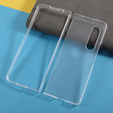 Чехол Rubberized Hard PC Shell для Samsung Galaxy Z Fold3 5G, Clear White