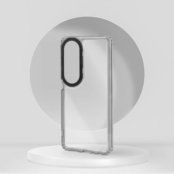 Чoхол до Oppo A60, Fusion Hybrid, прозорий / чорний