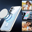 Чехол для Samsung Galaxy S24 FE, гибридный чехол Fusion Hybrid, для MagSafe, прозрачный