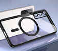 Чохол для Samsung Galaxy S20 FE, Electro MagSafe, чорний + Скло на екран