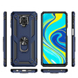Броньований Чoхол до Xiaomi Redmi Note 9S / 9 Pro, Nox Case Ring, темно-синій