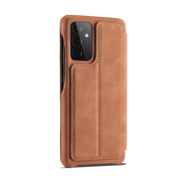 Откидной чехол для Samsung Galaxy A52 5G / 4G, LC.IMEEKE, коричневый