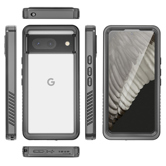 Водонепроникний чохол IP68 для Google Pixel 8, чорний