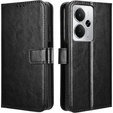 Откидной чехол для Realme 14 5G / Realme 14T 5G, Crazy Horse Wallet, чёрный