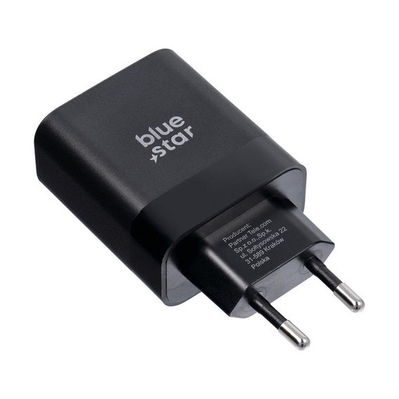 Быстрое зарядное устройство Blue Star 3A 45W, USB-C, черный