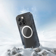 Водонепроникний чохол IP68 для iPhone 16 Pro, SHELLBOX MagSafe, чорний
