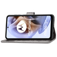 Чoхол Wallet до Motorola Moto G31 / G41, Clover, Grey