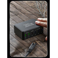 Зарядна станція ERBORD 140 Вт 4x USB-C + 2x USB-A, чорна