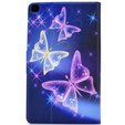 Чoхол до Samsung Galaxy Tab A7 10.4 2020 T500 T505, butterflies, фіолетовий