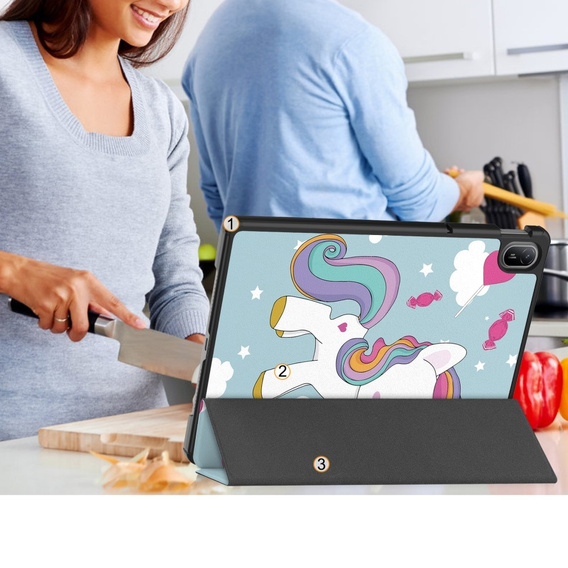 Чохол для Huawei MatePad SE 11 2024, Smartcase, unicorn