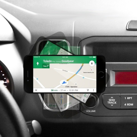 Автомобільний тримач SPIGEN QS11, Air Vent Magnetic Car, Black