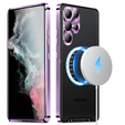 Защитный чехол для камеры Samsung Galaxy S23 Ultra, CamShield MagSafe, прозрачный / фиолетовый