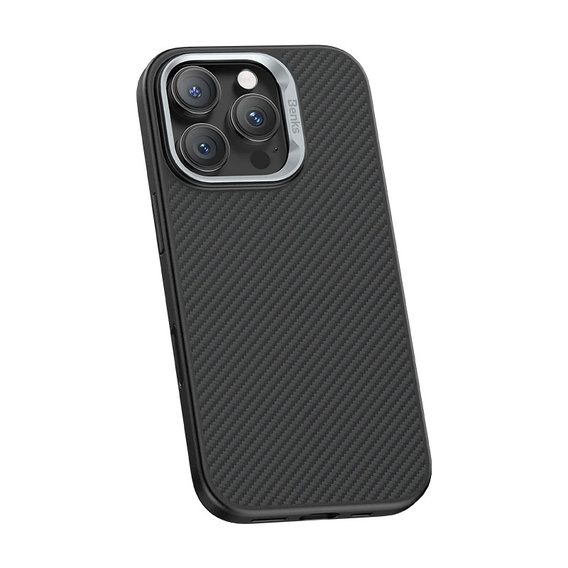 Чохол BENKS Kevlar Armor PRO Carbon Fiber 600D D065 для MagSafe для iPhone 16 Pro