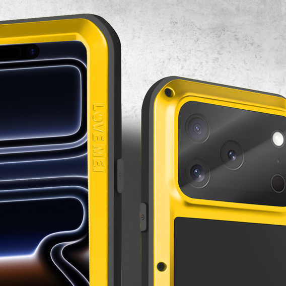 Бронированный чехол с закаленным стеклом для iPhone 17 Pro