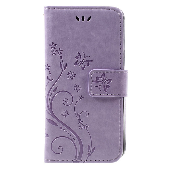 Чохол-книжка для iPhone 7/8/SE 2020/SE 2022, Butterfly, фіолетовий
