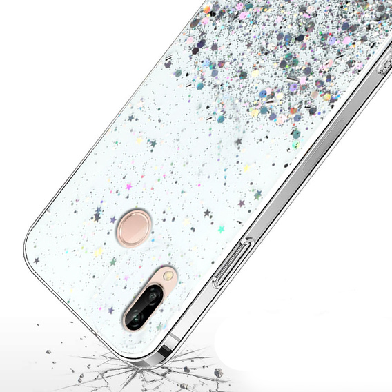 Чoхол до Huawei P20 Lite, Glittery, прозорий