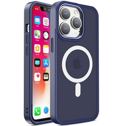 Чехол для iPhone 15 Plus, MagColor для MagSafe, темно-синий