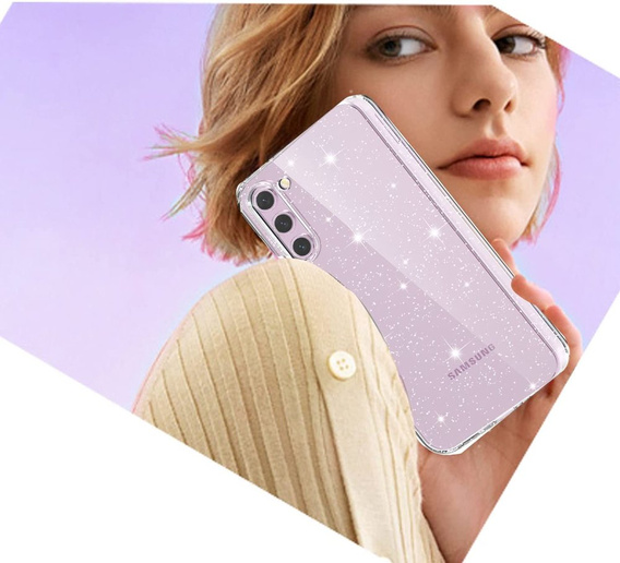 Чoхол до Samsung Galaxy S23, Glittery Powder, прозорий