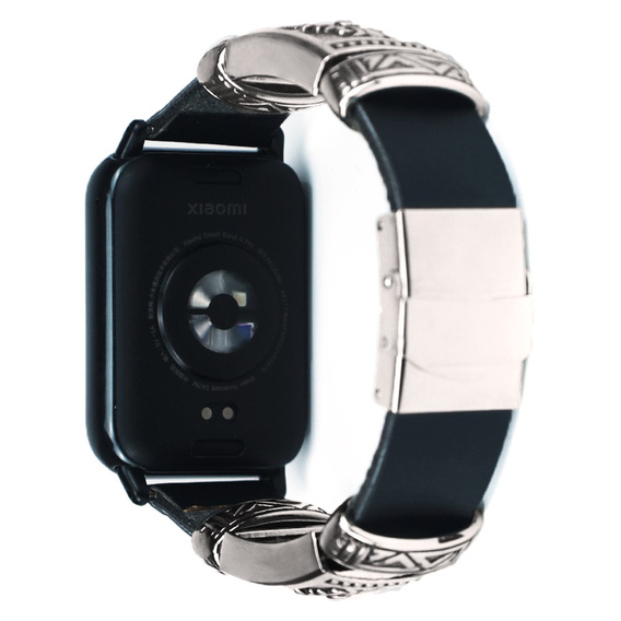 Кожаный ремешок для Xiaomi Smart Band 8 Pro