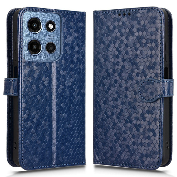 Флип-кейс для Motorola Moto G86 5G, Wallet Rhombus, синий