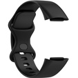 Резиновый браслет Softband для  Fitbit Charge 5 - Black