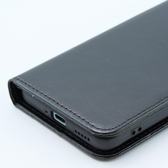 Футляр з клапаном для Xiaomi 13T / 13T Pro, Crazy Horse Wallet, чорний