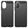 Чехол до Oppo A58 4G, Carbon, чёрный